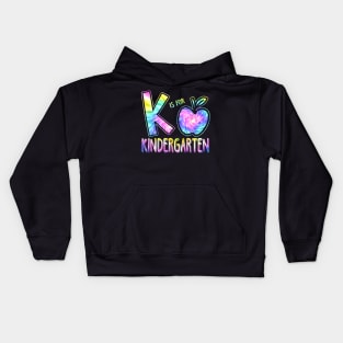 K Is For Kindergarten Teacher Back to School Kinder Kids Hoodie